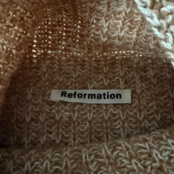Reformation Tan Turtleneck Sweater - Picture 2 of 6